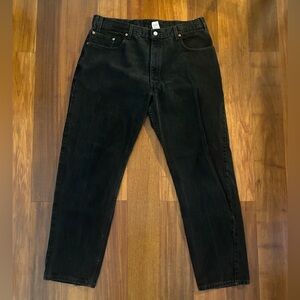Levi's Men's 505 Straight Black Jeans